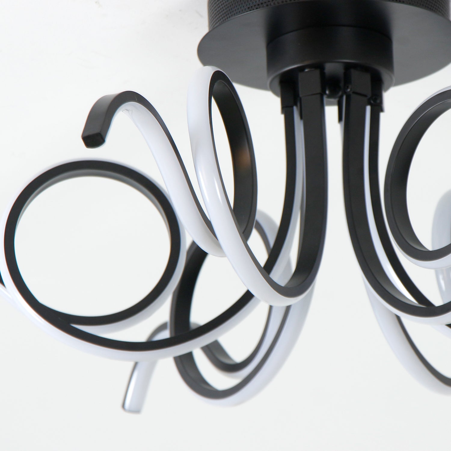 32“ 6 Lights Flower Modern LED Triac Dimmable Flush Mount Ceiling Light