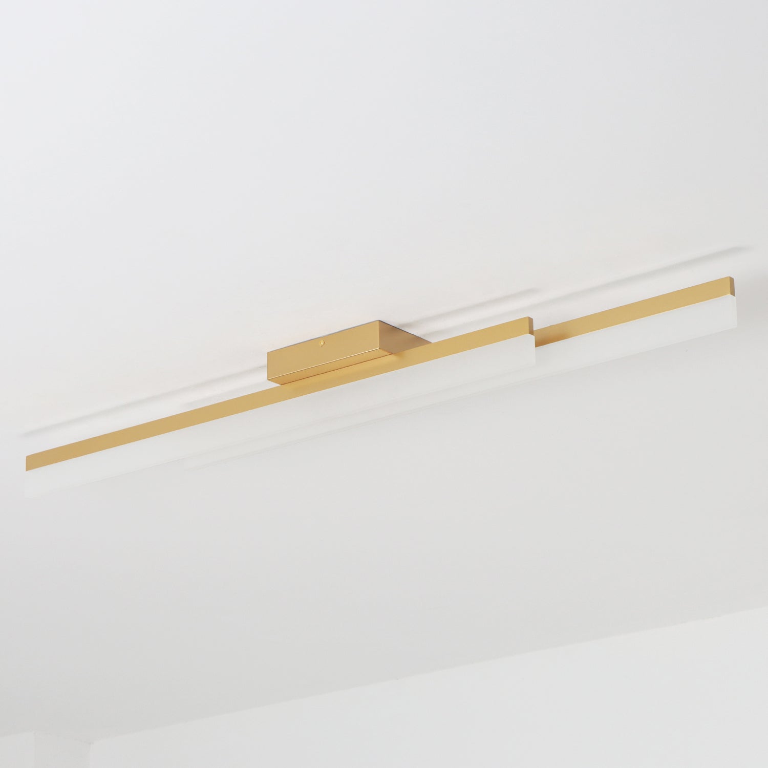 2-Lights Linear Modern LED Triac Dimmable Flush Mount with Acrylic Shade