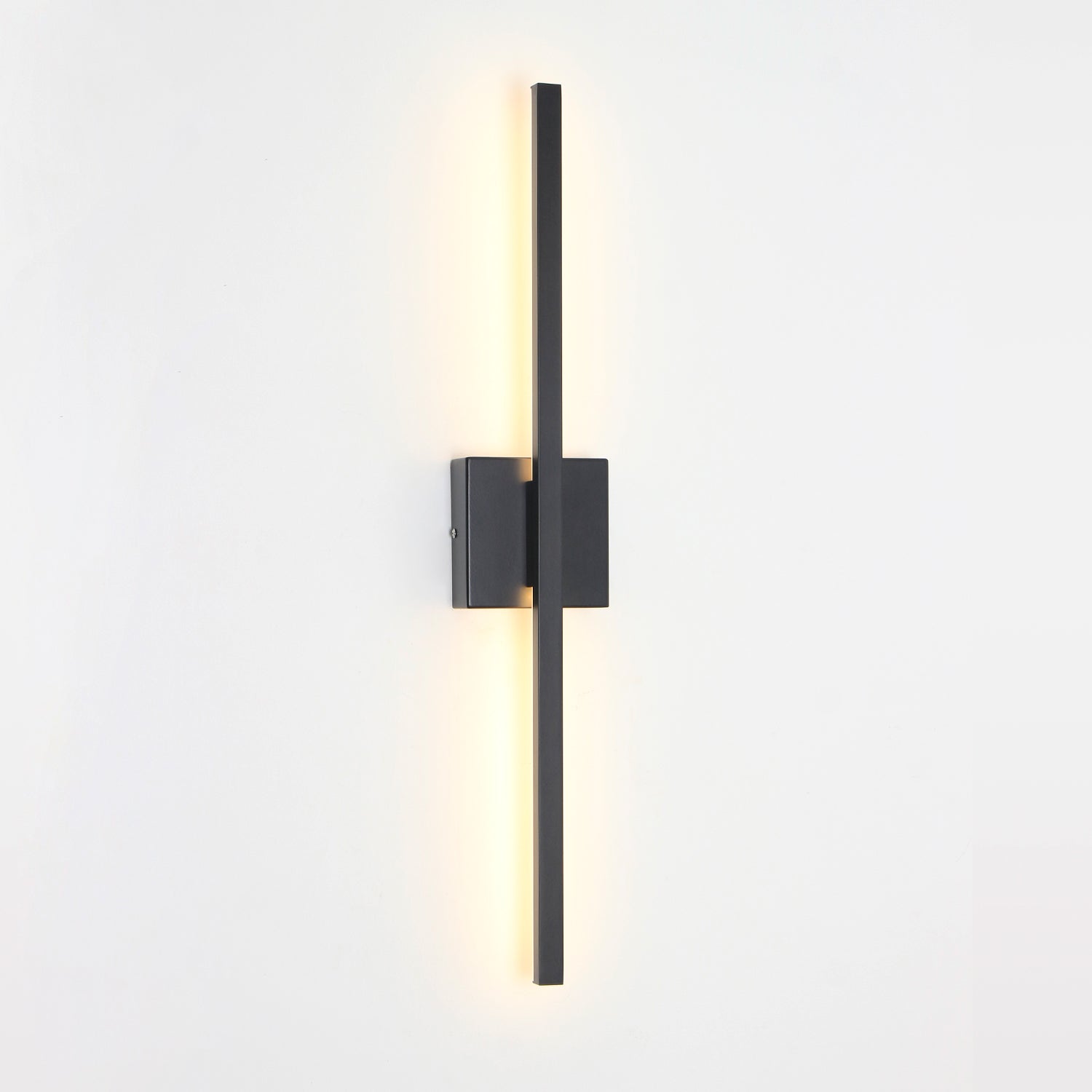 Modern LED Line Wall Sconces Traic Switch Dimming Alumnium Black/Silver/Gold Wall Light for Living Bedroom, Kitchen, Bathroom, Office Room