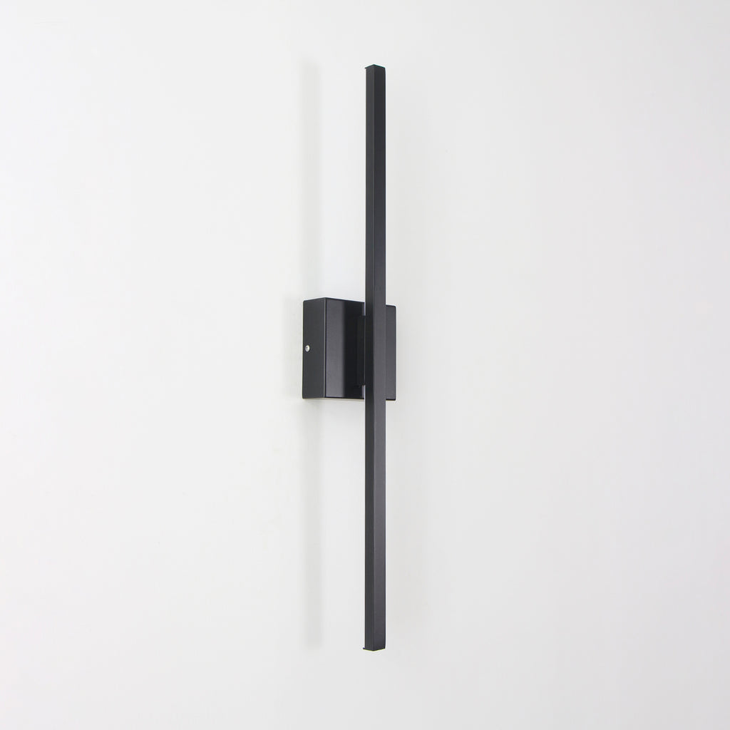 Modern LED Line Wall Sconces Traic Switch Dimming Alumnium Black/Silver/Gold Wall Light for Living Bedroom, Kitchen, Bathroom, Office Room