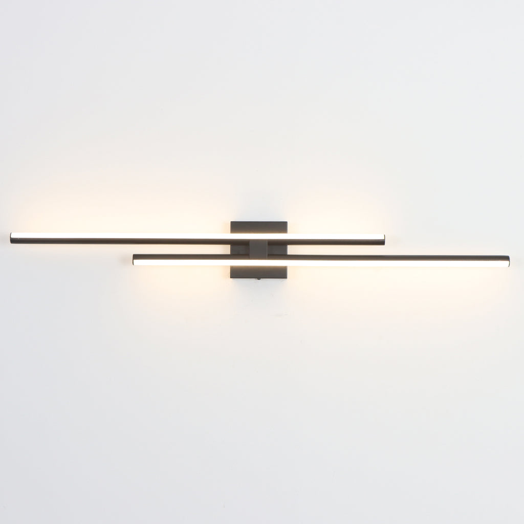 24"/32"/40" 2 Lights Minimalist Linear LED Wall Sconce,Vanity Light