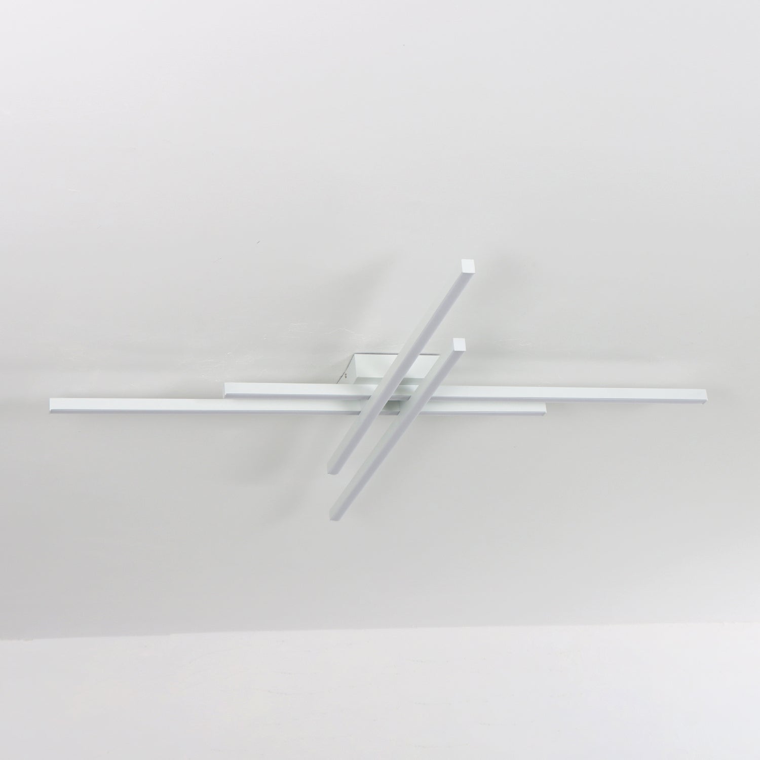 4-Lights Linear Modern LED Dimmable Flush Mount with Remote Control