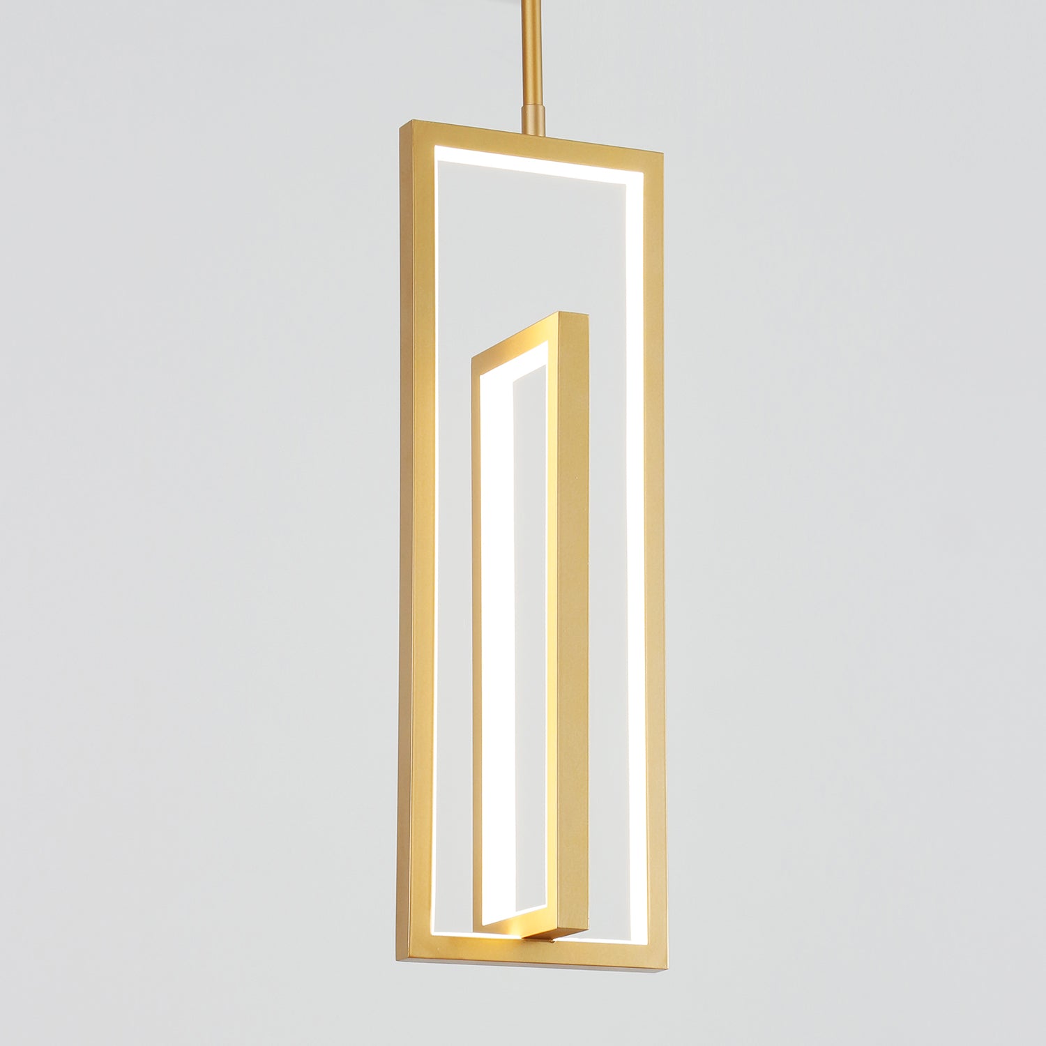 18.8"H*6"W 2-Light Modern Integrated LED Dimmable Mini-Pendant Light with Warm Light