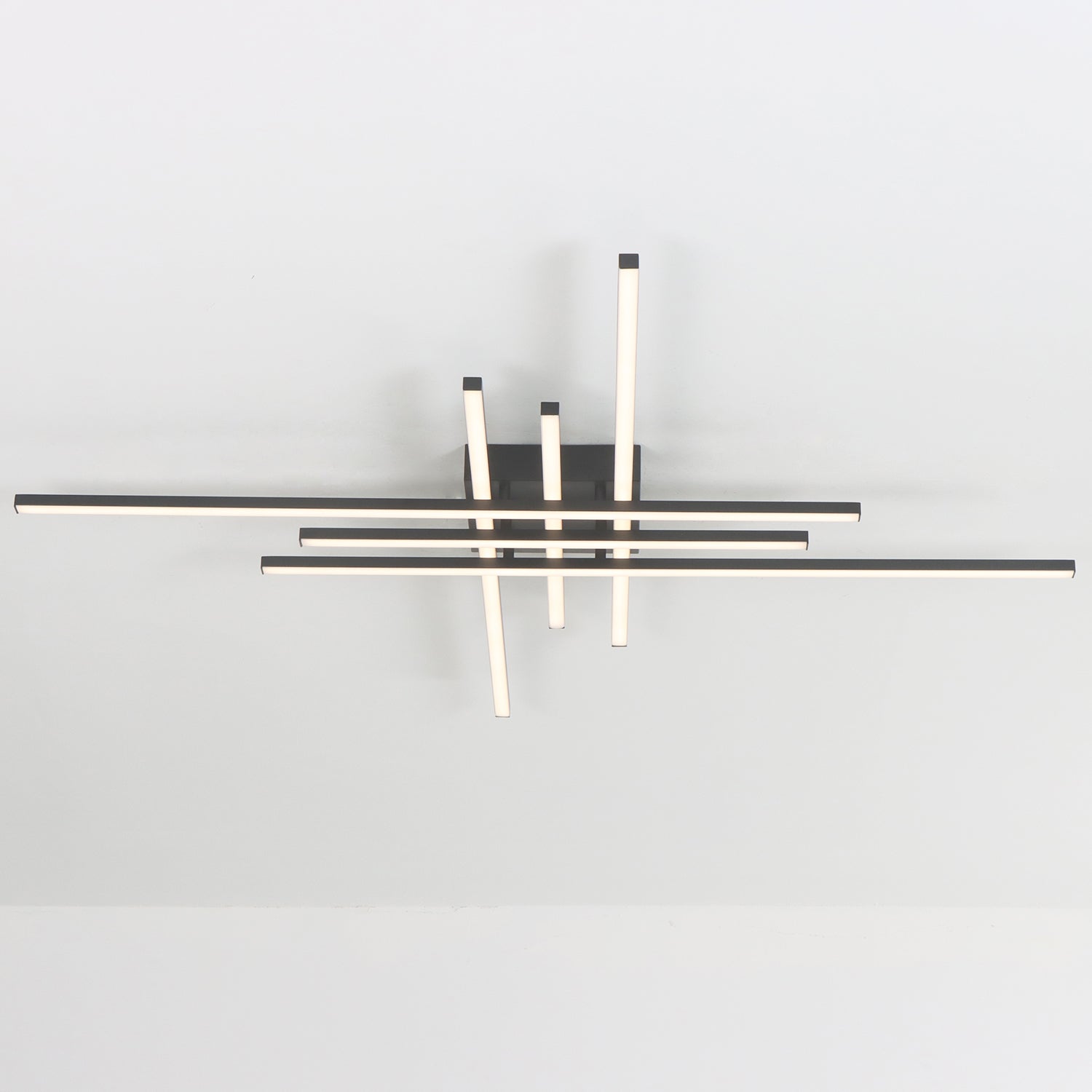 6-Lights Linear Modern LED Triac Dimmable Flush Mount