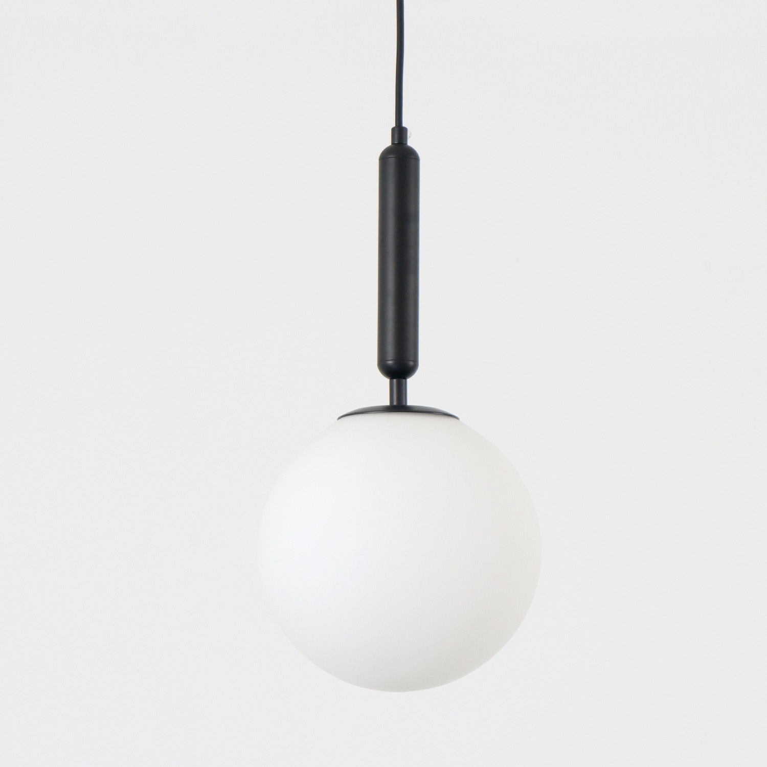 8 In. 1-Light Modern Globe Glass Shade Mini-Pendant Light with E12 Base