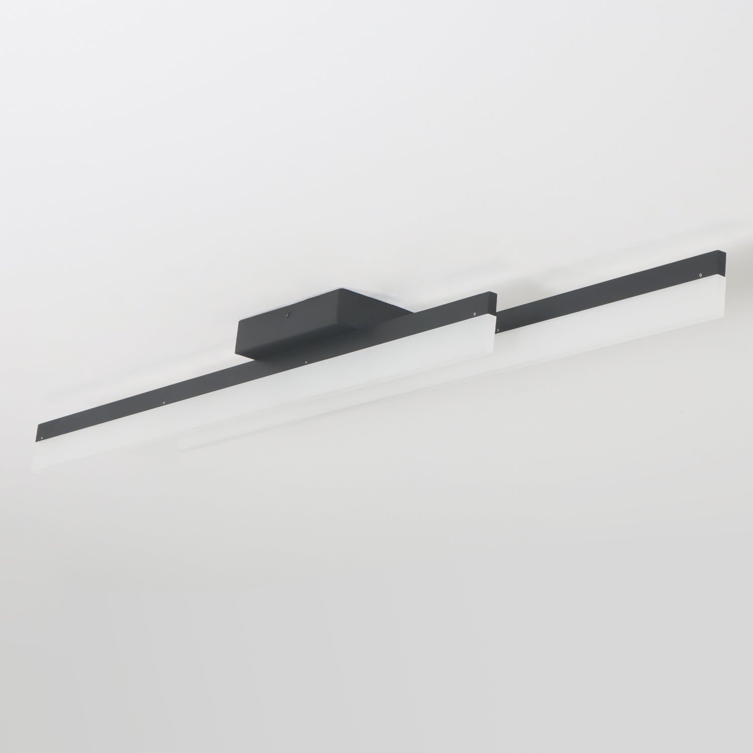 2-Lights Linear Modern LED Triac Dimmable Flush Mount with Acrylic Shade