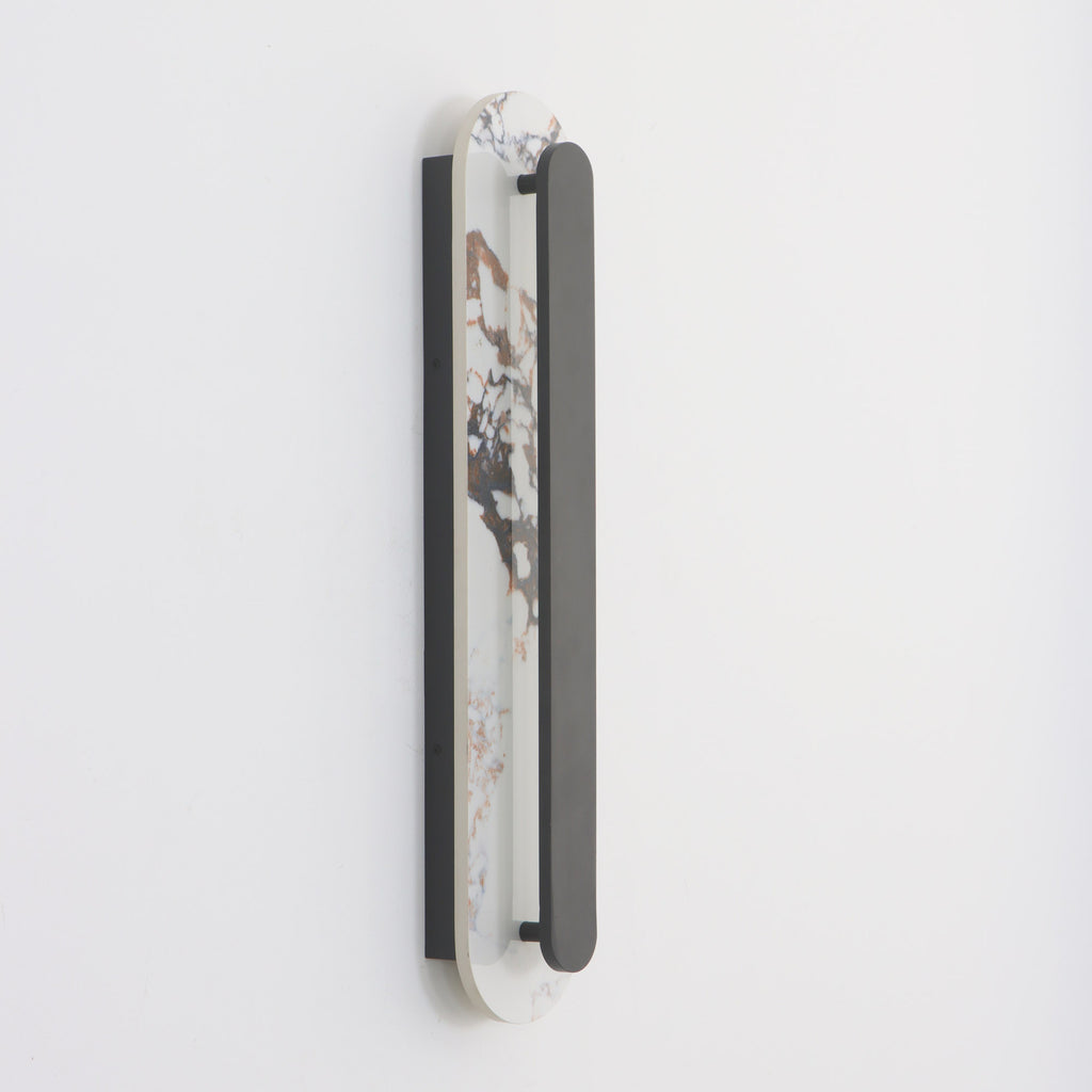 24 Inch Marble Waterproof Wall Lights ,Entrance Stairs Hallway Wall Sconce with 3000K Warm Light