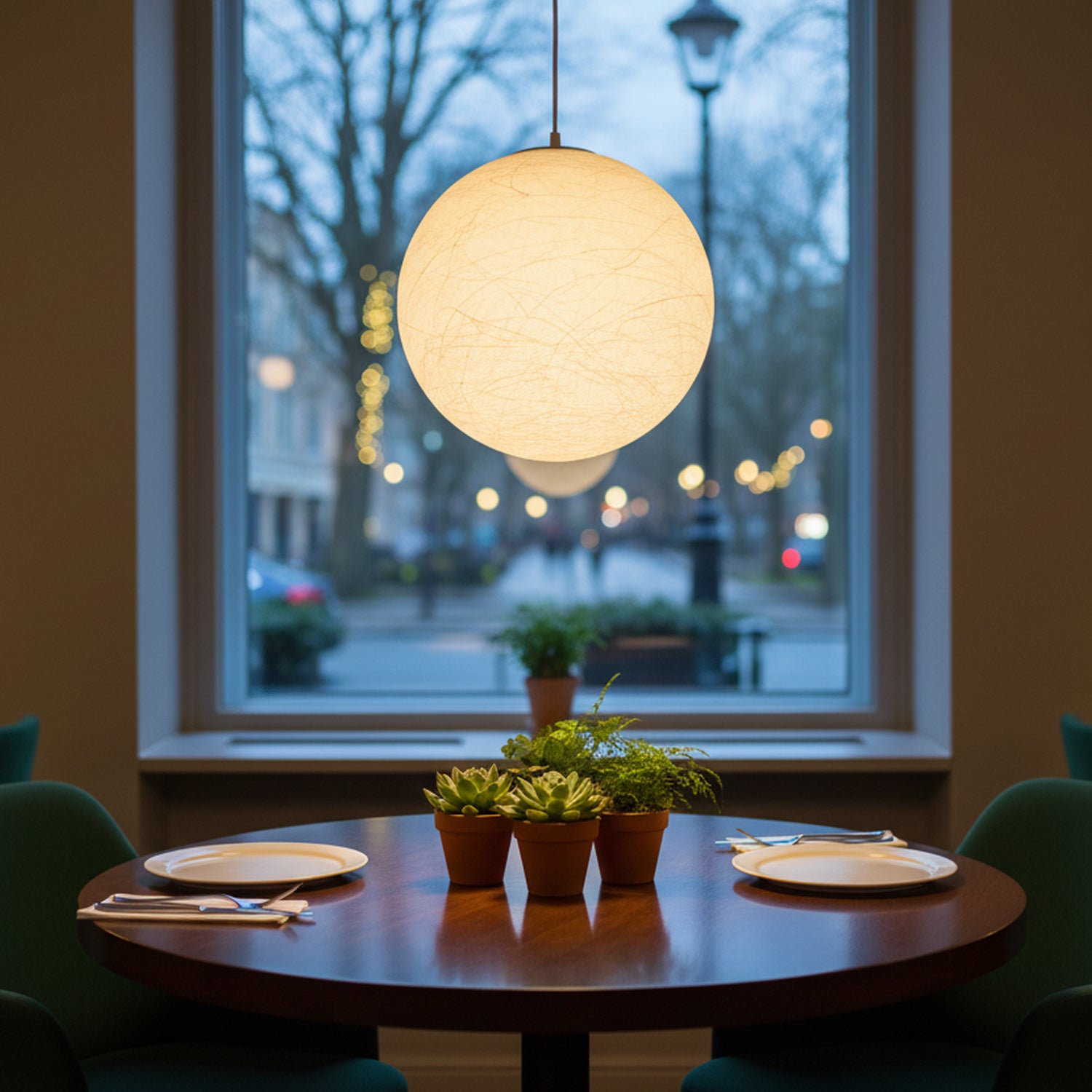 1 Light 11.8"/19.7" Modern White Acrylic Shade Pendant Light with E26 Bulb Base