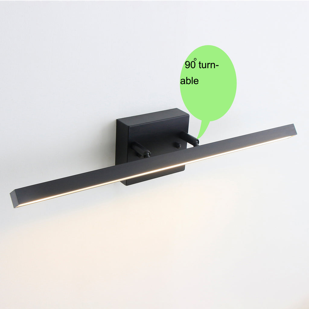 24/32 In. Rotatable LED Dimmable Vanity Light,Modern Linear Wall Sconce