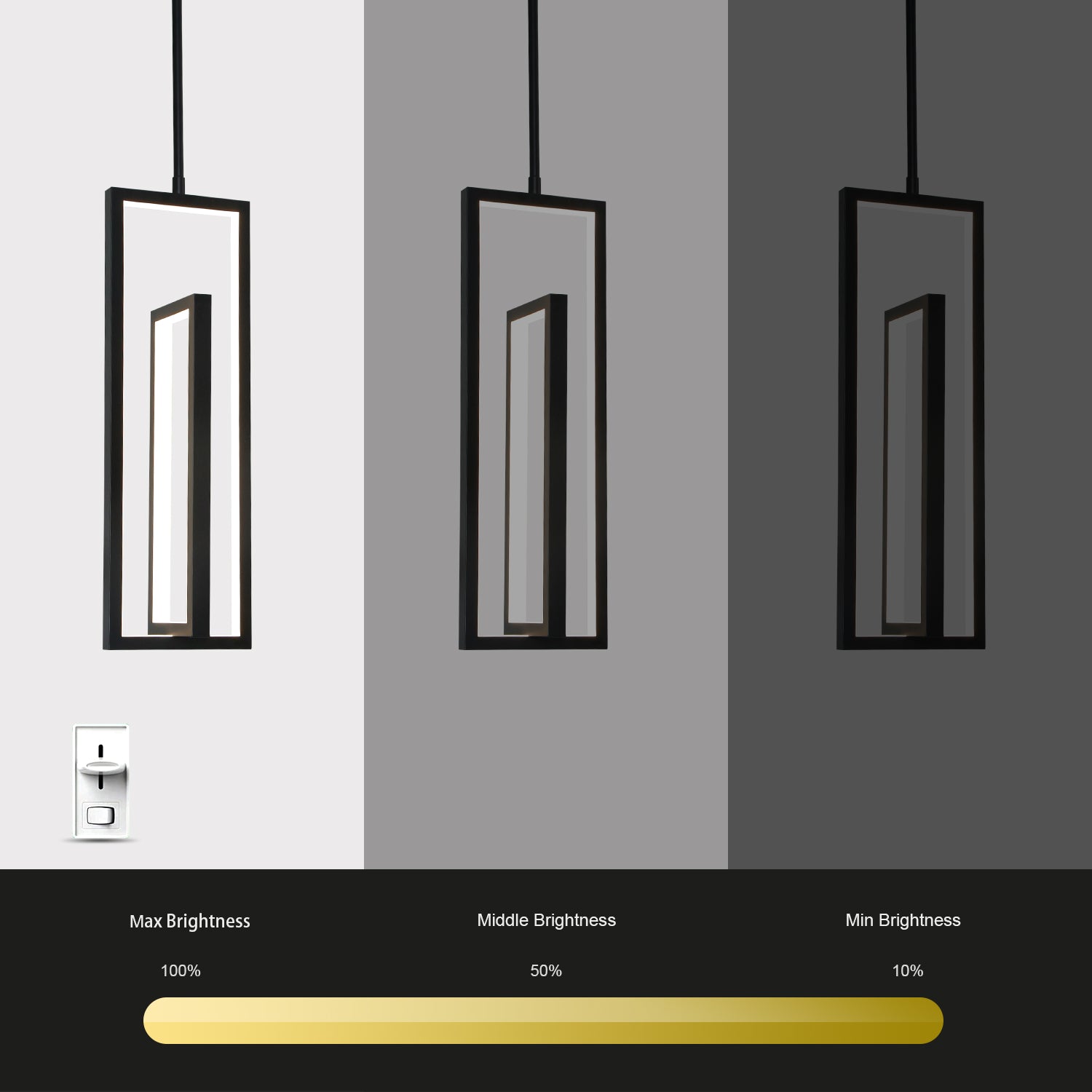18.8"H*6"W 2-Light Modern Integrated LED Dimmable Mini-Pendant Light with Warm Light