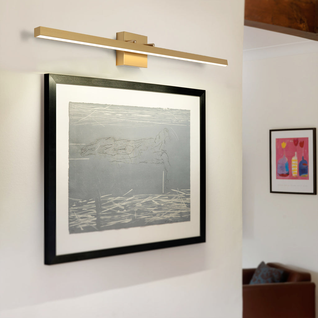 24/32 In. Rotatable LED Dimmable Vanity Light,Modern Linear Wall Sconce
