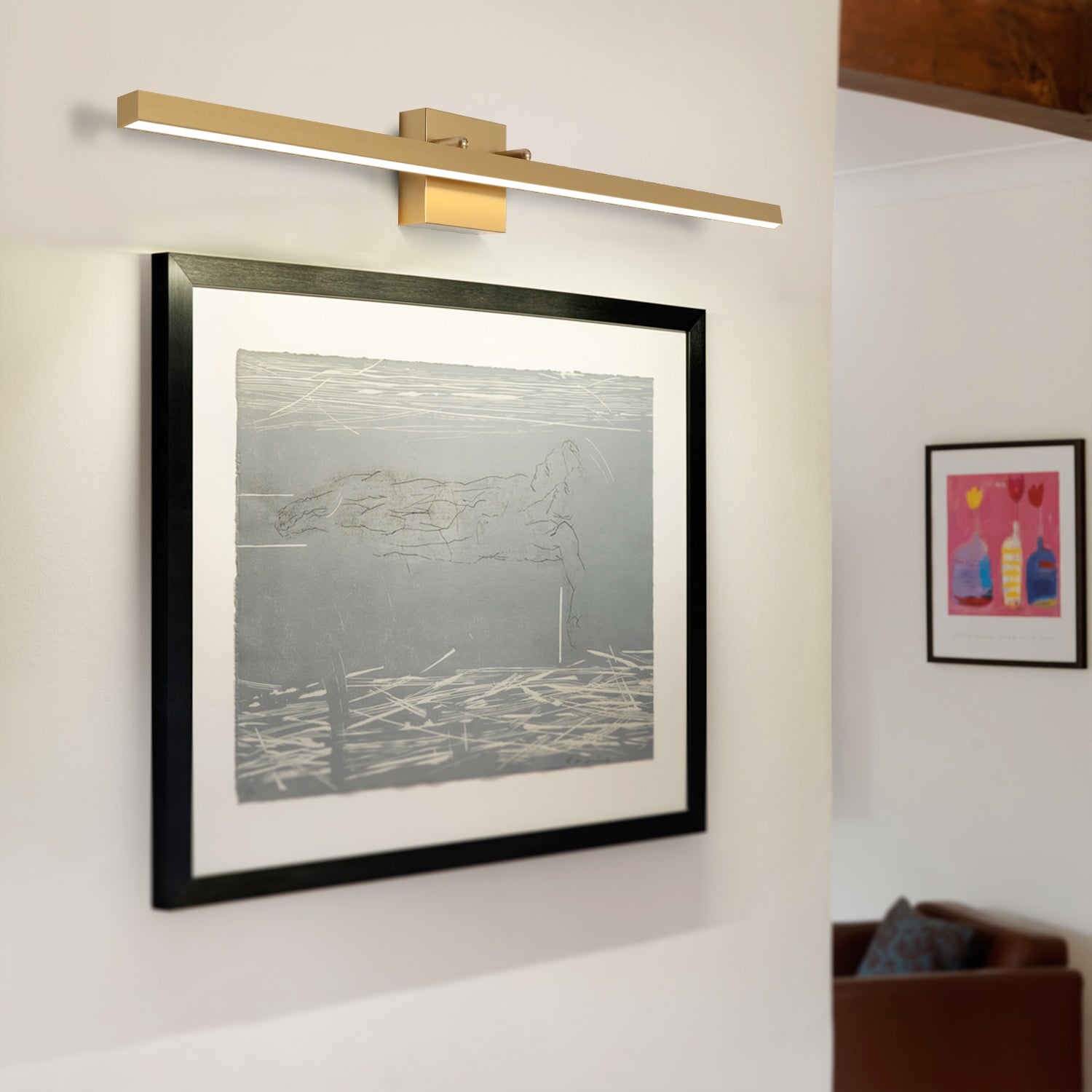 24/32 In. Rotatable LED Dimmable Vanity Light,Modern Linear Wall Sconce