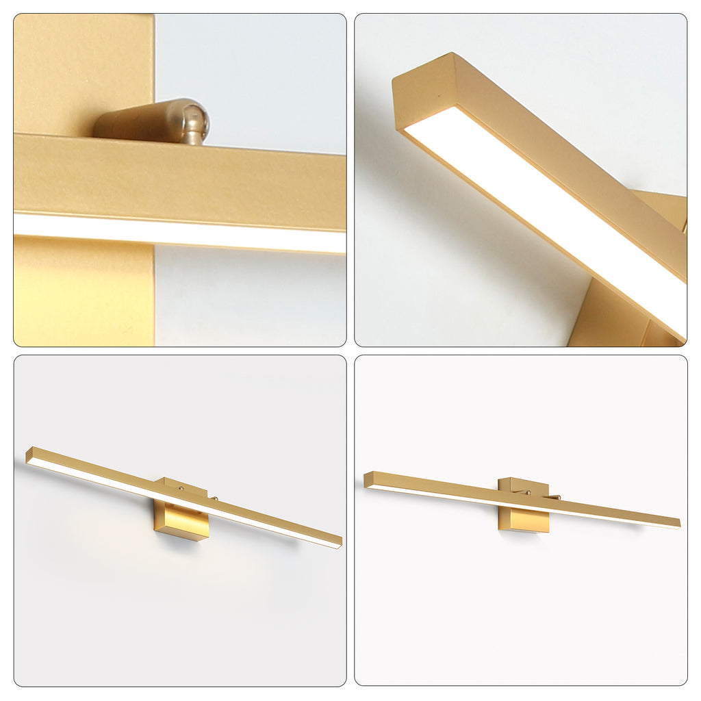 24/32 In. Rotatable LED Dimmable Vanity Light,Modern Linear Wall Sconce