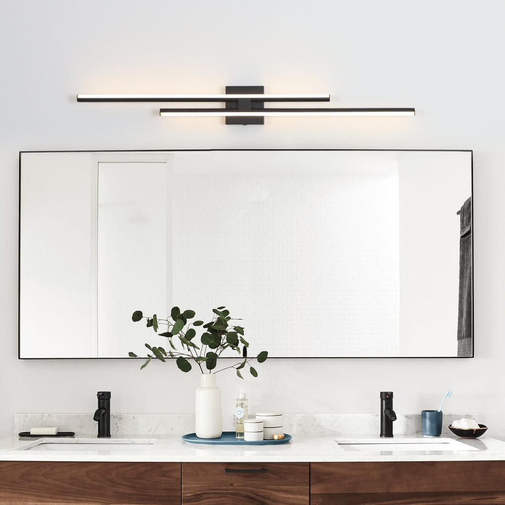 24"/32"/40" 2 Lights Minimalist Linear LED Wall Sconce,Vanity Light