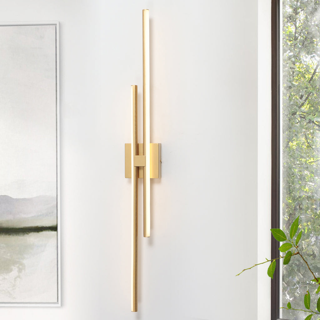 24"/32"/40" 2 Lights Minimalist Linear LED Wall Sconce,Vanity Light